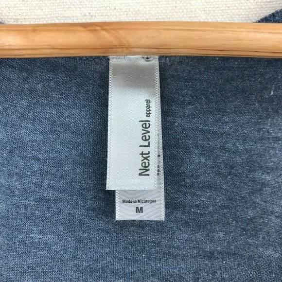 Next Level Women's Medium "Suck It Up Buttercup" Racerback Tank in Indigo/White - Picture 8 of 11